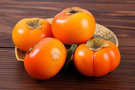 美味的柿子图片