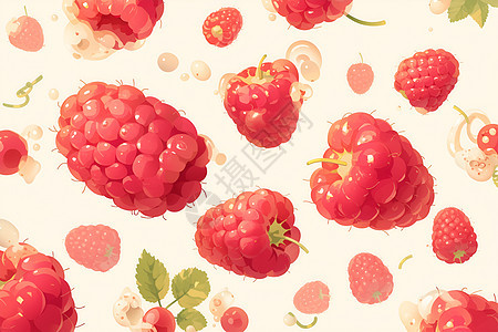 成熟的树莓图片