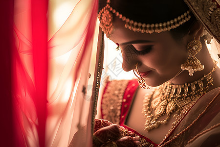 美丽的印度新娘图片