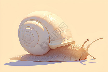 阳光里的蜗牛图片