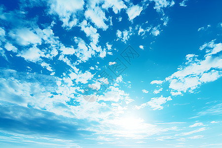 蓝天白云自由之境图片