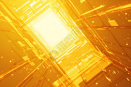 太阳下的摩天大楼图片