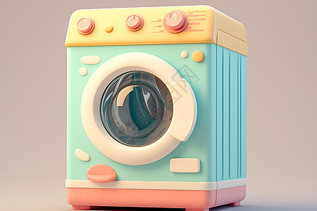 迷人的洗衣机图标图片