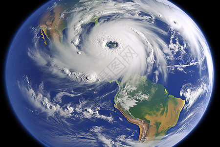台风的卫星显示图片