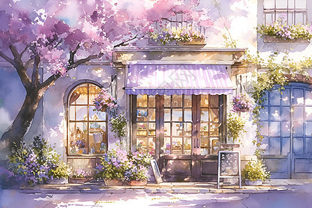 樱花咖啡馆图片