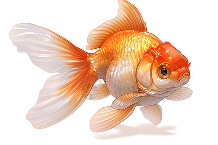 金鱼的插画图片