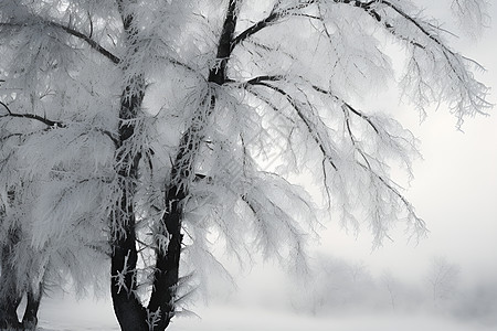 一棵绝美的白桦树图片