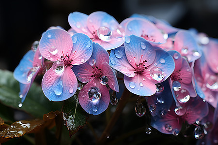 花瓣上的水珠图片