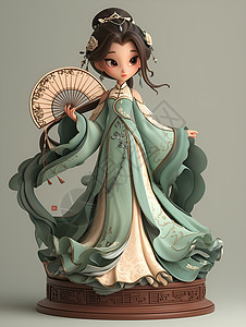 中国风的瓷娃娃图片