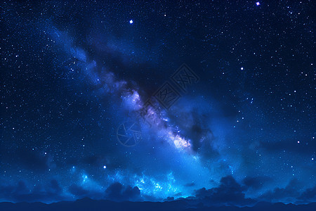 天空星河璀璨图片