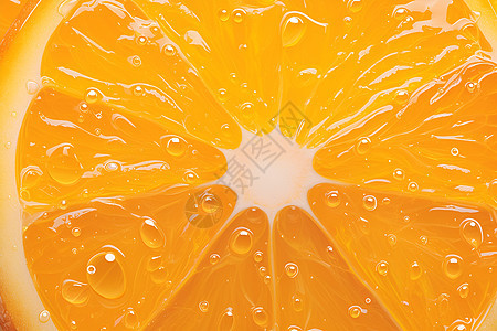 多汁健康的橙子片图片