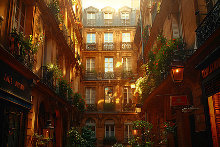 巴黎秘密庭院图片
