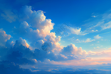 神奇的云层景色图片