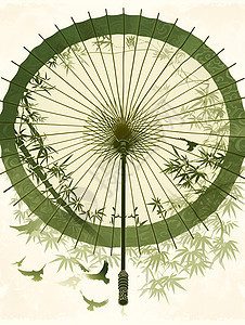中国传统油纸伞图片
