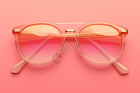 粉色的太阳眼镜图片