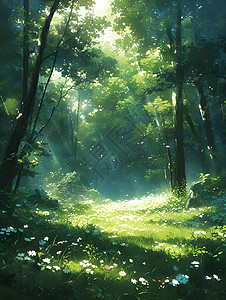 茂密的森林图片
