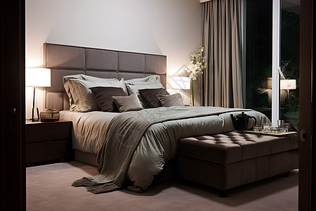现代装修风格的卧室图片