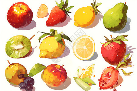 各种美味的水果图片
