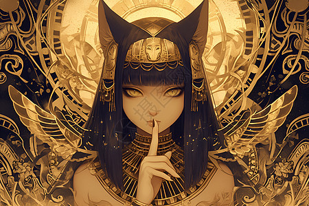 埃及猫女神图片
