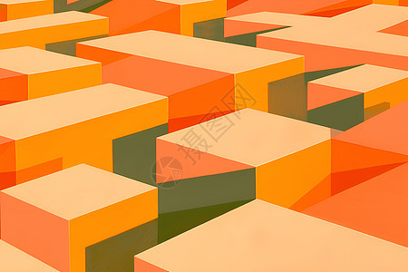 几何立方体艺术图片