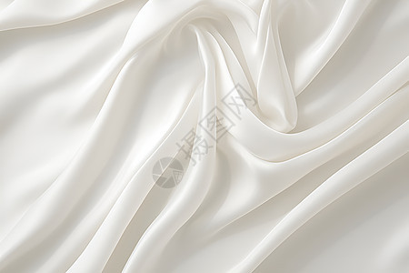 白色丝绸之美图片