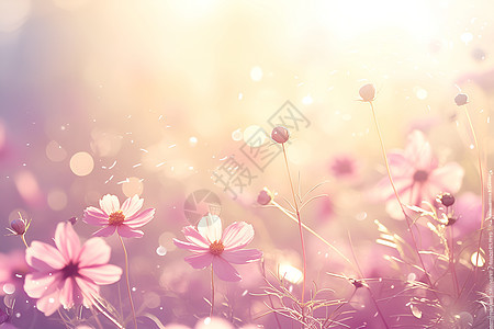 粉色野花图片
