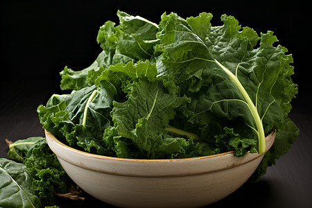 健康鲜嫩的绿叶菜图片