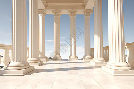 古典希腊柱式建筑图片