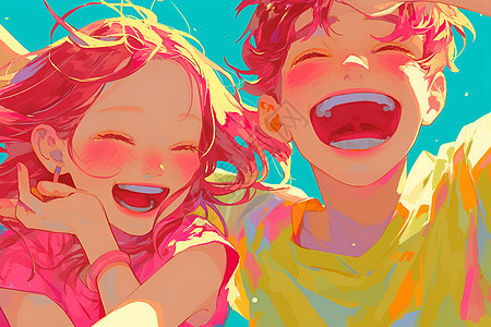 开心快乐的孩子图片
