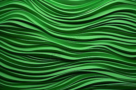 绿色波浪纹理图片