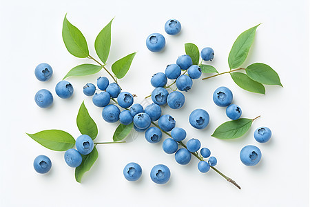 蓝莓插图图片