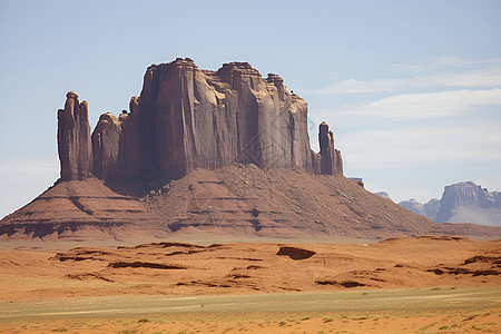 沙漠的巨石图片