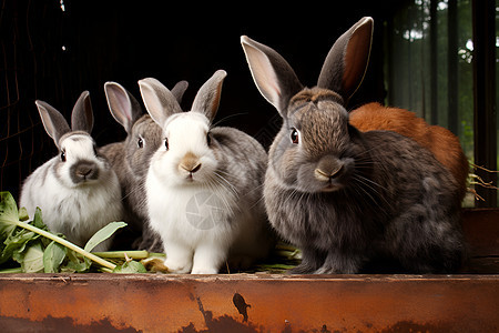 养殖的兔子图片