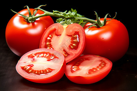 鲜美的番茄美食图片