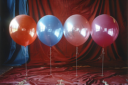 室内的气球图片