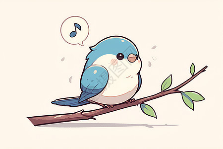 小鸟的音乐之梦图片