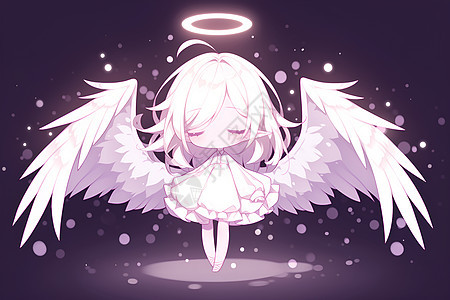 天使的翅膀插画图片