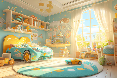 玩具世界的梦幻童房图片