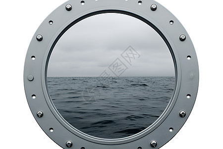海洋中的船只窗户图片