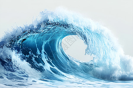 蓝色的海浪插画插画图片下载-正版图片602248142-摄图网
