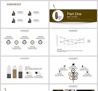 复古传统工艺PPT模板ppt文档
