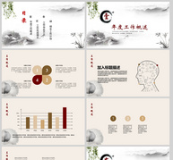 中国风年度总结PPT模板ppt文档