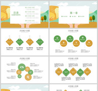 环保公益宣传动态PPT模板ppt文档