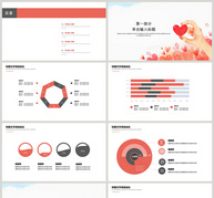 爱心公益活动工作总结汇报PPT模板ppt文档