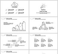 创意手绘通用工作汇报PPT模板ppt文档