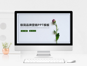 简约食品营销方案PPT模板