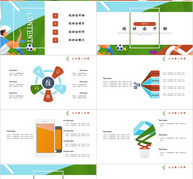 卡通趣味运动会PPT模板ppt文档