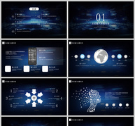人工智能科技互联网PPT模板ppt文档