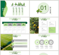 绿色农业生态ppt模板ppt文档