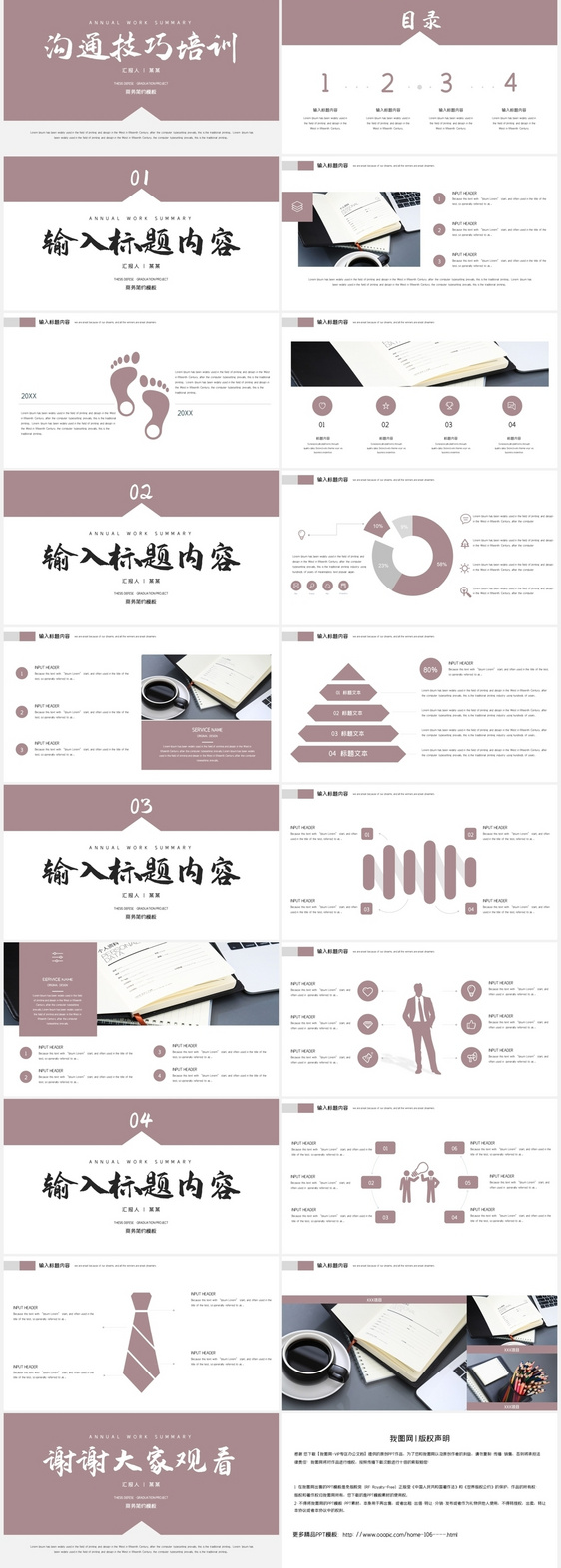 企业入职沟通技巧培训计划ppt模板